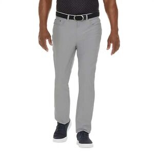 Greg Norman Men's Ultimate 5-Pocket Stretch Performance Pant Grey 38x32 NWT